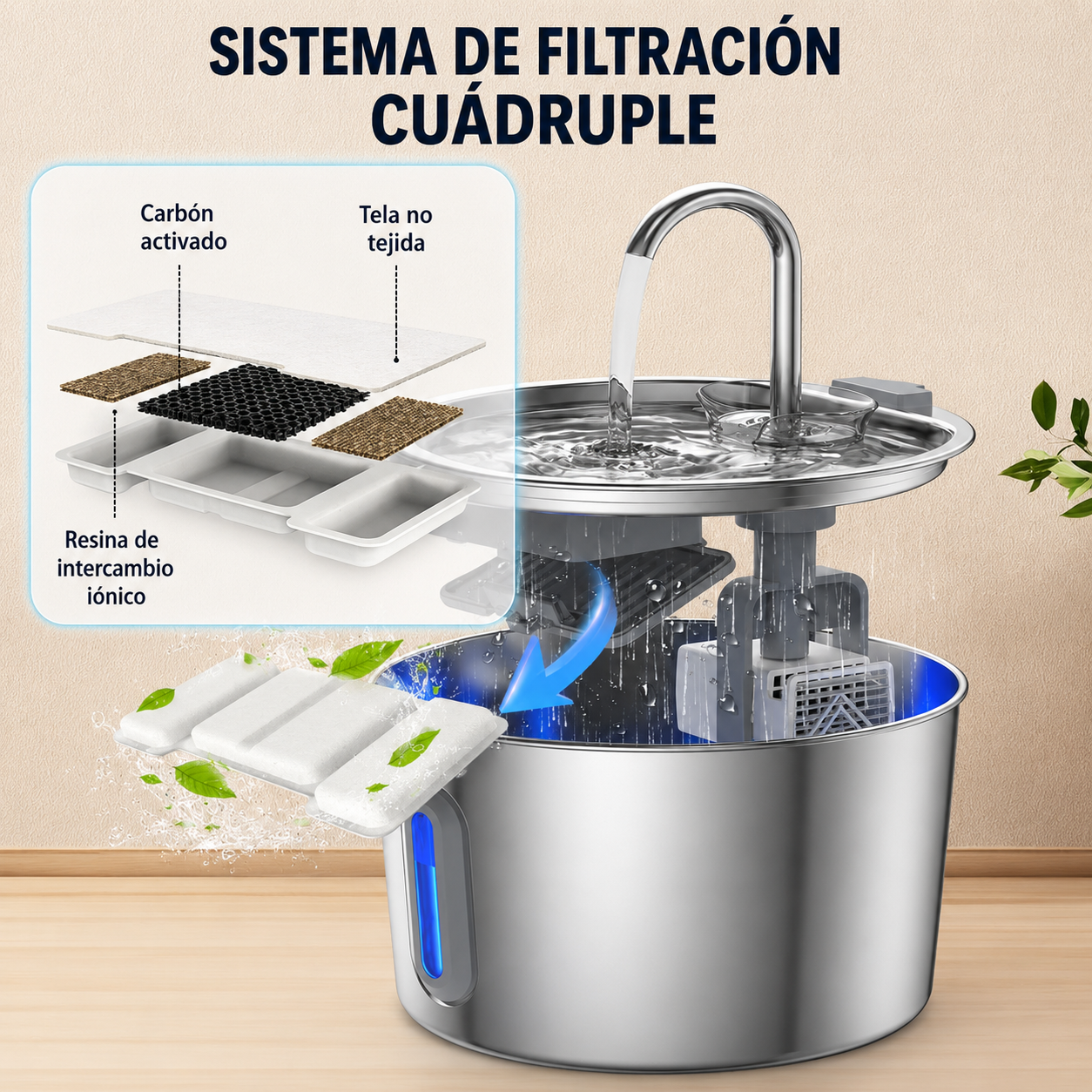 ✨ AquaPaws™ – La fuente viral que hará que tu gato beba más agua y viva más feliz 💧🐾