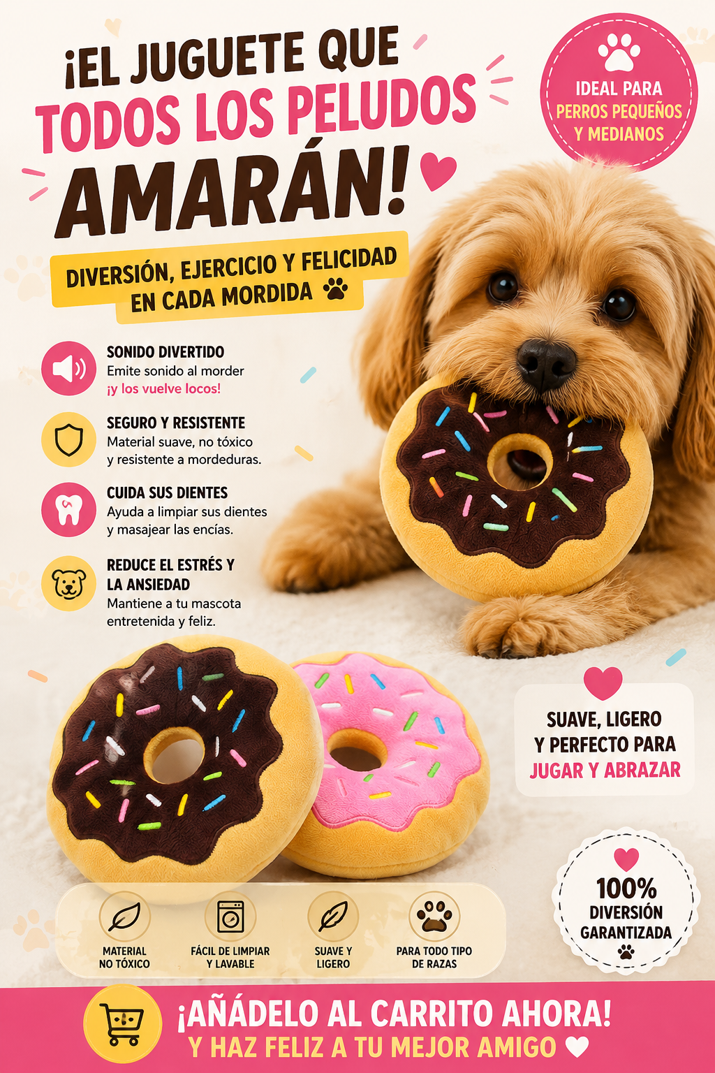 🍩 DonutPaws™ – El juguete más dulce para hacer feliz a tu peludo 🐾