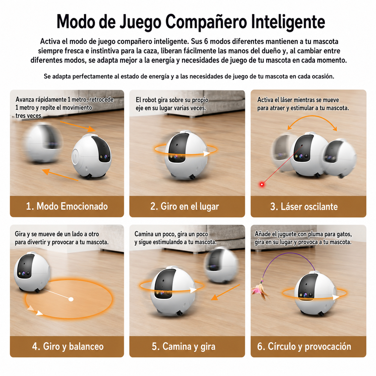 Juguete 🎯 interactivo inteligente con IA para mascotas