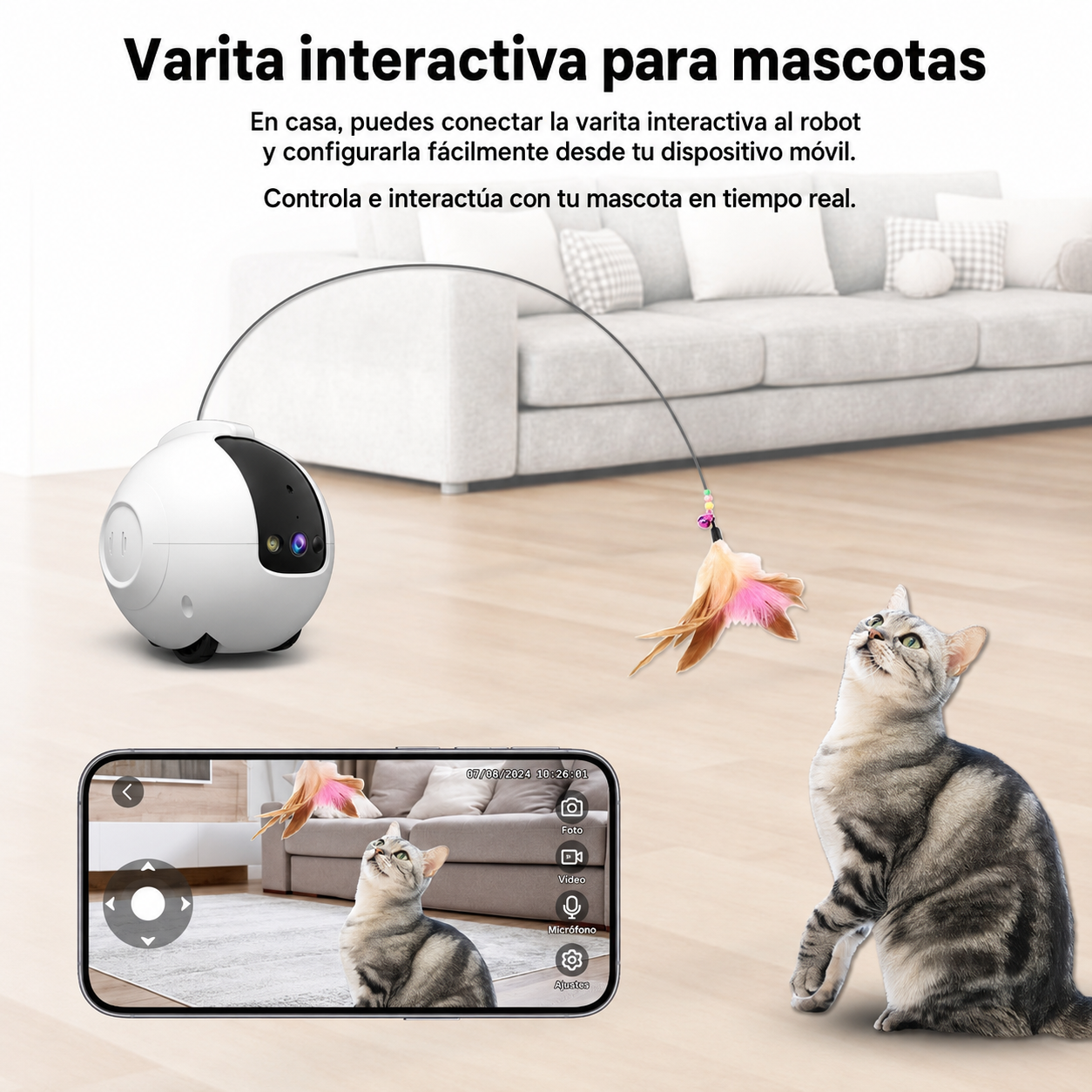 Juguete 🎯 interactivo inteligente con IA para mascotas
