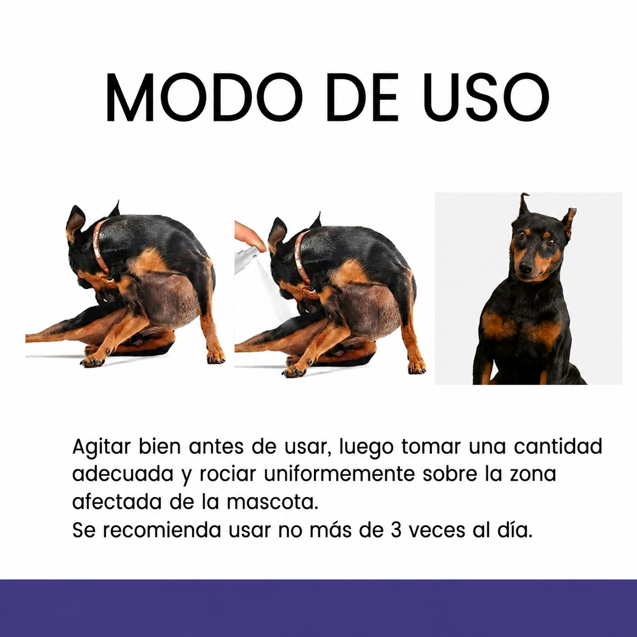 Spray antipicazón para mascotas que limpia y calma la piel 🐶🐱