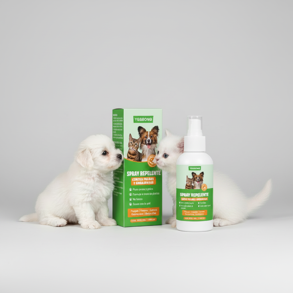 Spray repelente de pulgas y garrapatas✨